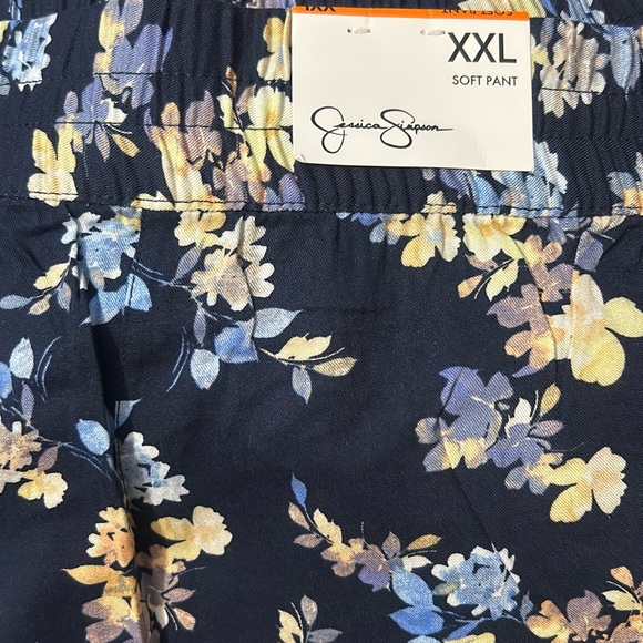 Jessica Simpson floral soft pants size XXL NWT - Picture 2 of 3